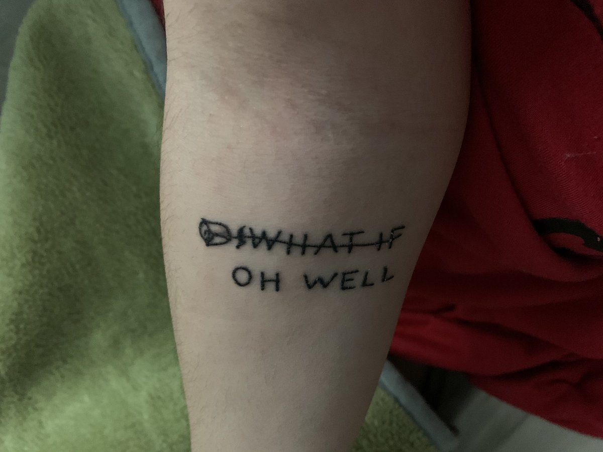 HERRONft21's tweet photo. I’m happy to share this 

“i want my life to be full of oh well’s instead of what if’s” - corey la barrie https://t.co/2blcSqi8jq