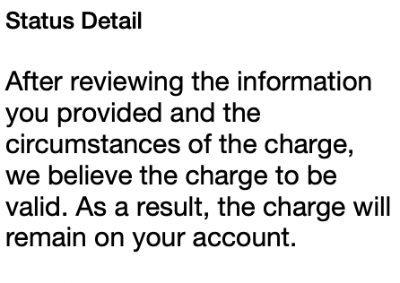 PhatsandSmall's tweet photo. @AmexUK Duplicate charge of £1114 on my account.Verified mistake by merchant.Emails from merchant submitted as evidence.Assured by Dispute Manager this will not be a problem.This is your response!! Told by staff tonight to take it to 
@financialombuds https://t.co/xVhFxGPtud