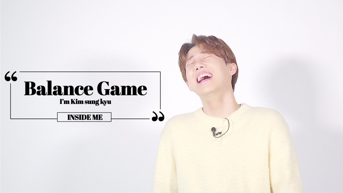 [🎥] 성규의 밸런스 게임 ⚡
강남 한복판에서 전갈춤 🆚 만원 야구장에서 전갈춤

♾ youtu.be/Y9Byl1lhhi8
♾ vlive.tv/video/228894

#INFINITE #인피니트
#Kim_Sung_Kyu #김성규
#INSIDE_ME #Im_Cold