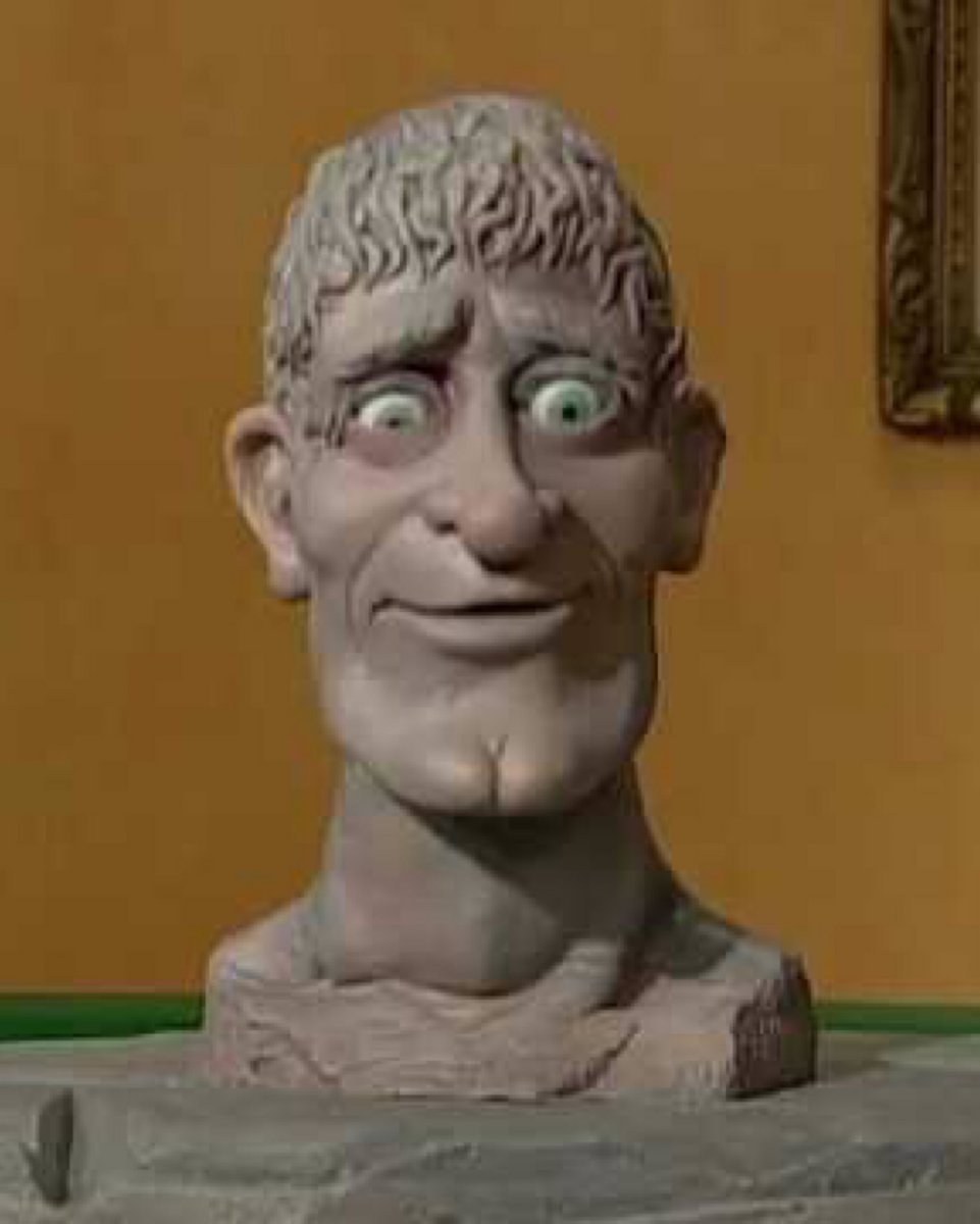 griffin won a no-blinking contest. his rival was a statue