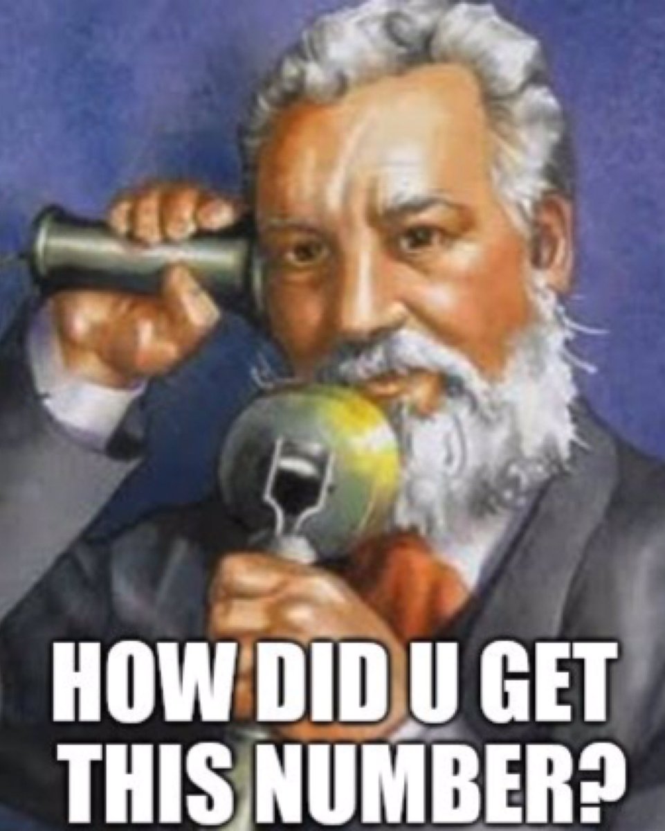 when alexander graham bell invented the telephone, he already had three missed calls from griffin