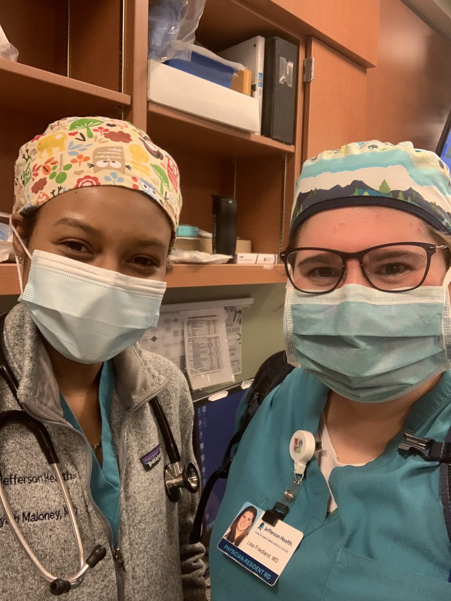 A rough shift ending a little bit brighter running into this one after 3 blocks apart. #itsDrMaloney #emresidents