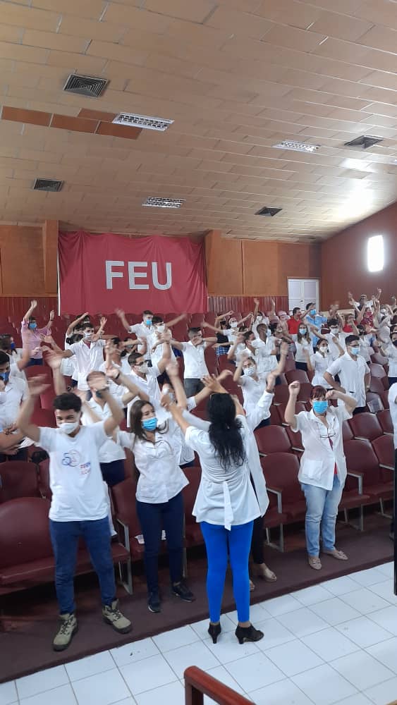 FEU espirituana, ya celebra su 98 aniversario y ratifica su compromiso con el PCC y UJC del territorio.#SomosContinuidad #JóvenesDeIzquierda