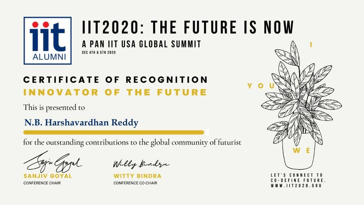 nbhvr's tweet photo. Elated to be a part of Pan IIT USA Global Summit #iit2020 https://t.co/RAqHmgcLsS