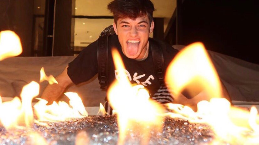 he‘s so talented that he can start a fire by rubbing two ice cubes
