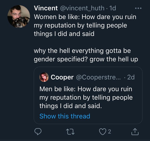 In the Twitter justice system, the people are represented by two separate yet equally important groups. The lady tweeters, who say funny shit, and the men who get their feelings hurt. These are their stories.