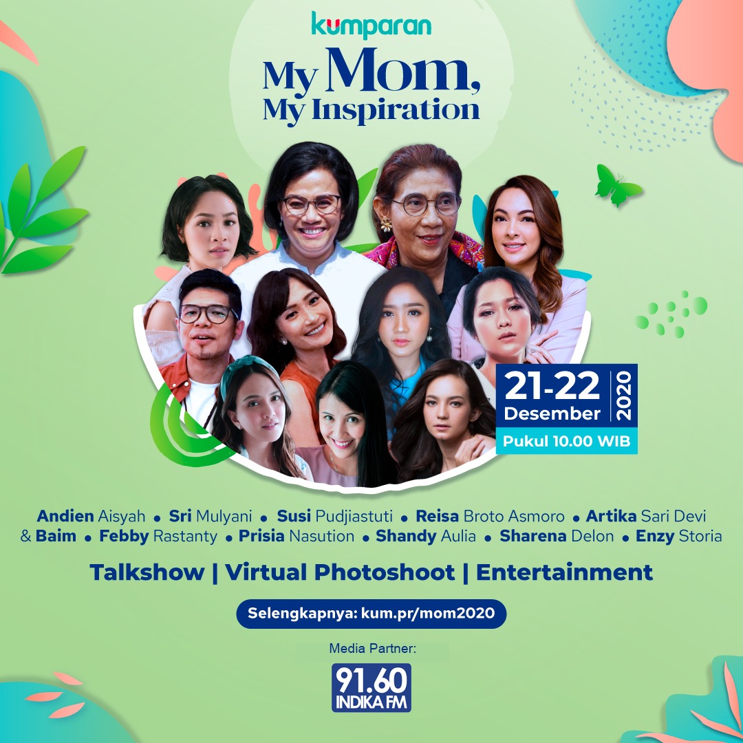 INDIKA9160FM's tweet photo. Rayakan hari ibu dengan menyaksikan My Mom, My Inspiration pada 21-22 Desember 2020 di @kumparan. Bersiap! Akan ada giveaway total puluhan juta selama tayangan berlangsung. #MyMomMyInspiration #kumparancom #kumparanMOM
Cek info selengkapnya melalui link: https://t.co/Y5kgvVazSj https://t.co/qYwVkEqhpV