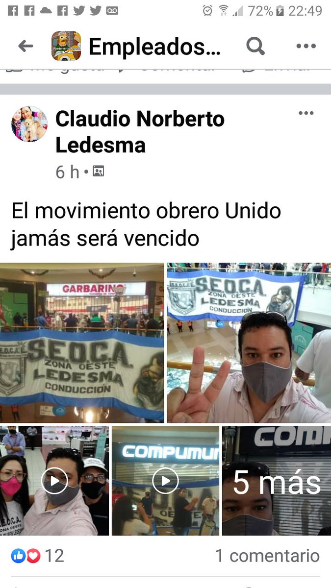 Que reclamaban estos nabos ? ..es el sindicalismo de los dinosaurios  .matones . Dejenos trabajar tranquilos . Me fui de capital y ahora estas 2 señoras raras <a href="/RafaelM19587999/">Rafael Murillo</a> <a href="/comercio2023/">Comercio2023</a> <a href="/ericasalazar80/">@ericasalazar80</a> <a href="/almadelsilensio/">Nany</a> <a href="/CarlosPerezSEC/">Carlos Pérez</a> <a href="/m_migliore/">Mario Migliore</a>