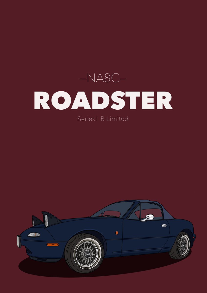 「EUNOS Roadster R Limited 

むつりちゃん爆誕‼︎‼︎ 」|あくらぽのイラスト