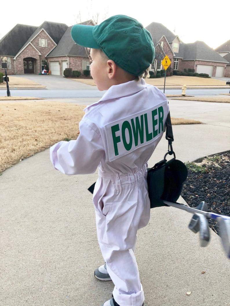 TomGailey's tweet photo. @margaretkane @Cait_in_the_hat Luv u back. And we can’t lose with you on the bags. We’ll supply a cool Master’s jumpsuit. https://t.co/iM26fApaiI