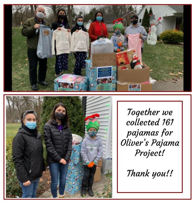 interact06109's tweet photo. @whslmc411 @BlueEagleTV Thanks to everyone at WHS and in the Wethersfield community who helped us to gather 161 pairs of pajamas to donate! Great job, and thank you! #whs06109 https://t.co/D7MGDHRl7e