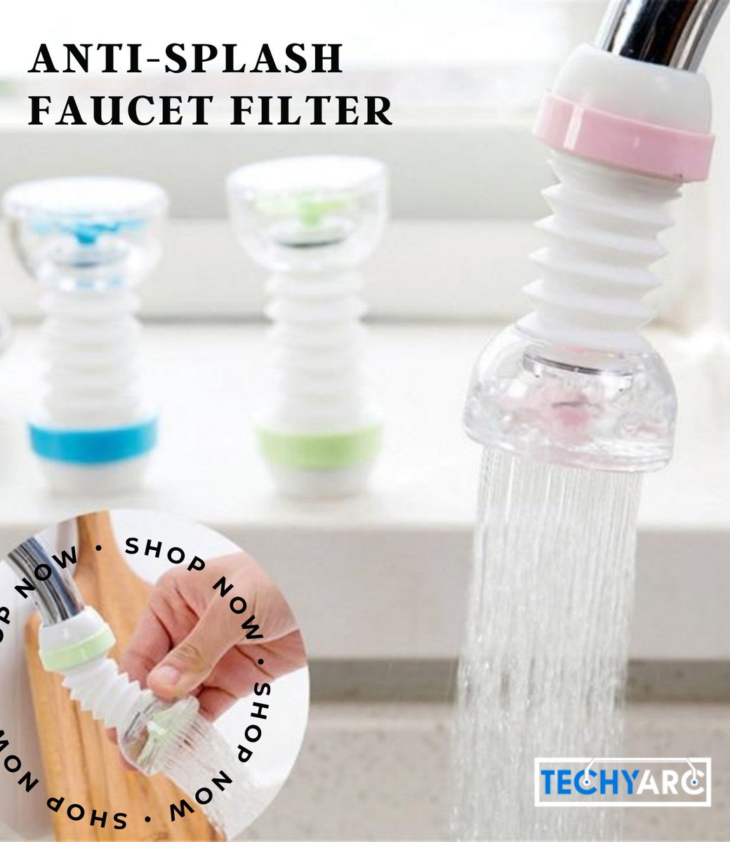 TechyArc's tweet image. Anti-splash Faucet Booster Filter 

bit.ly/37FRf73

#antisplash #filtertip #kitchen #kitchenaccessories #techyarc