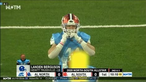 HuskyFast's tweet photo. Congrats to @LandenBerguson on having a great game for the North All Stars tonight!  7 tackles &amp; 1 INT https://t.co/j3mboocZc0