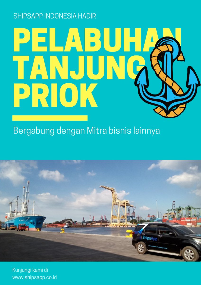 Shipsapp_ID's tweet photo. “Shipsapp telah hadir di Pelabuhan Tanjung Priok”
Daftarkan Perusahaan Anda sekarang di https://t.co/BkvUKyR7RX
#Shipsapp #PortIndonesia #OP #KSOP #IPC #INSA #ISAA #TanjungPriok #PortInfo #PortData #PortOnline #EPDAonline #Maritim #ShippingIndustries #KawanLaut #BoatSquare https://t.co/FKfMa0CuV5