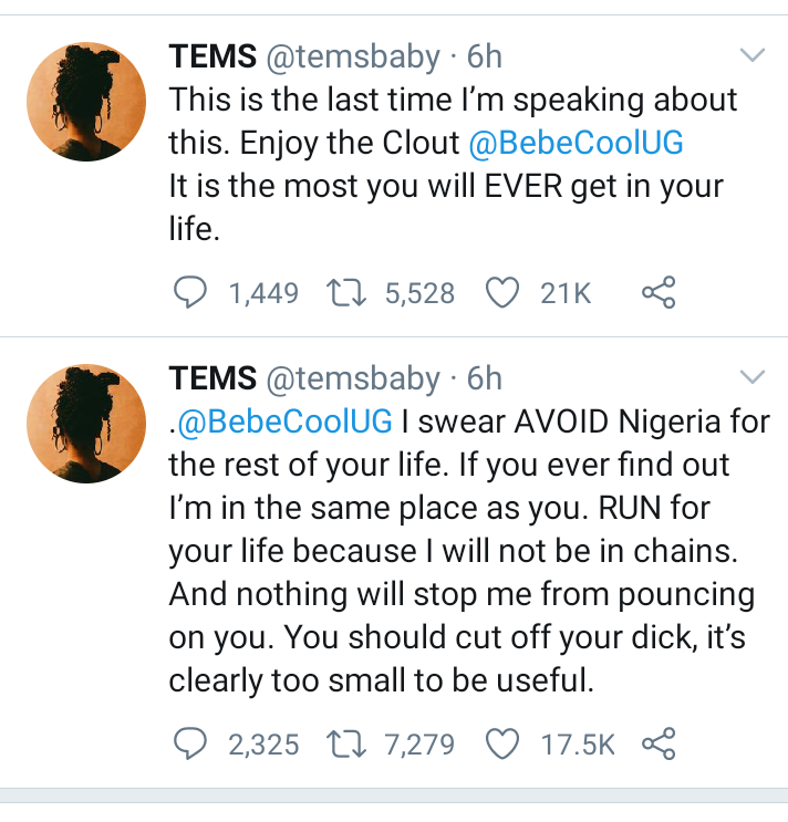 NONEN_TV's tweet photo. 𝗕𝗲𝗯𝗲 didn't you  read  
 𝗧𝗲𝗺𝘀 and conditions before coming for the Rebel Gang Leader? Why you wanna try her? 🤔🤷 You think she is  as Godly as 𝗢𝗺𝗮𝗵  lay and will let things slide ? Naaa ,May Oluwa comfort you after the drags tho..🚶🚶
_
#davido https://t.co/TQe4aL4jk4