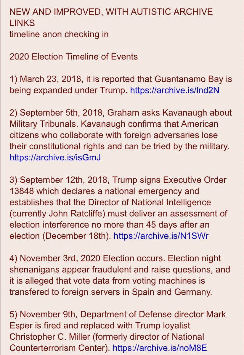 “The Happening Timeline” (1)