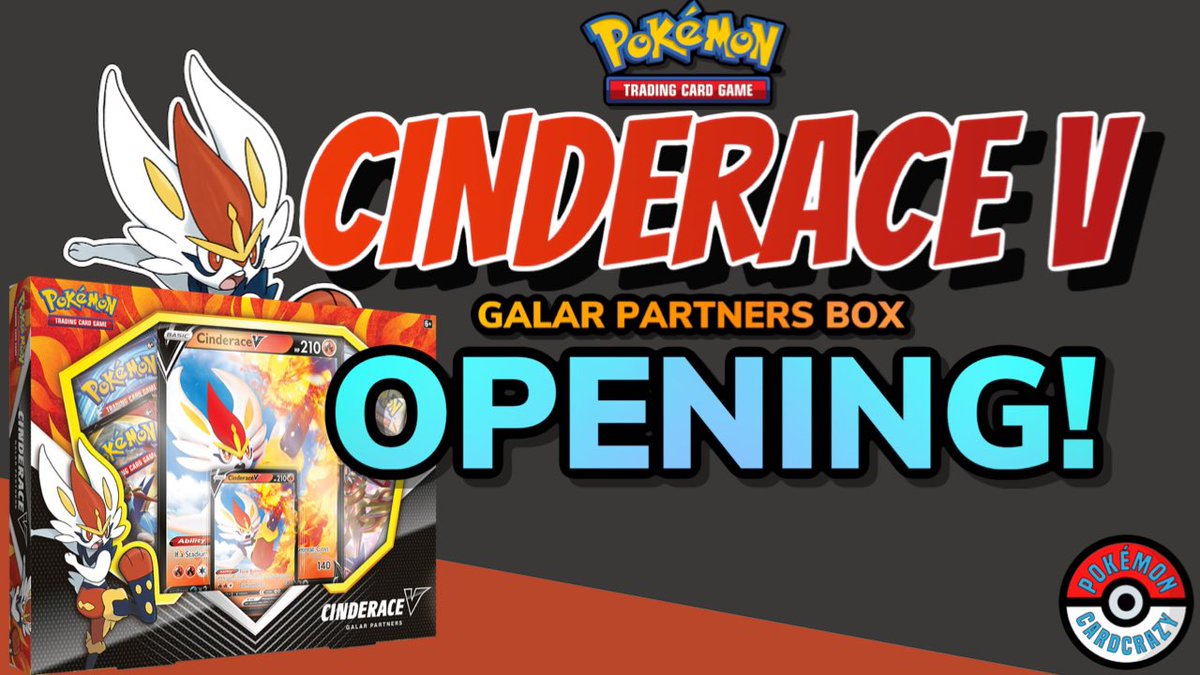 CollectorCorey's tweet image. POKÉMON TCG CINDERACE V GALAR PARTNERS BOX OPENING! youtu.be/XHi3JdgkZPU via @YouTube