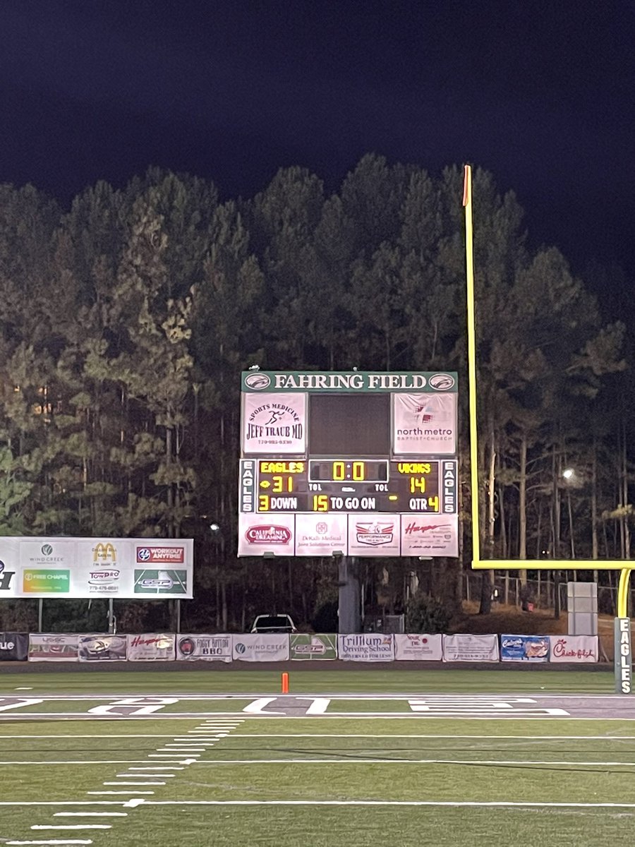 CHHS_Sports's tweet photo. Wow!!! Our Eagles are headed to our first ever state championship in football!! So unbelievably proud of these kids and coaches!! #writingourhistory @CHHSEaglesFB @TheHillCheer @CollinsHillBand https://t.co/V8HrX4EYpG