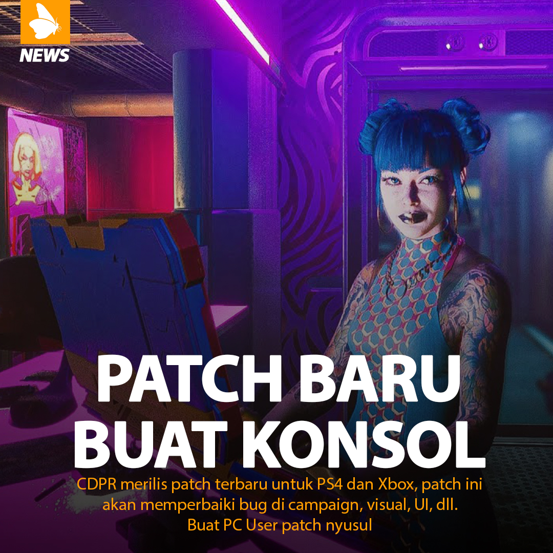 CriticalFun's tweet photo. Ada banyak perbaikan yang dilakukan oleh CDPR agar gamenya segera kembali ke PlayStation Store.
#gameupdate #gamenews #gamepedia #updategame #beritagame #beritaterkini #updateterkini #gamedev #gameindo #gamelokal #developerlokal #gamelife #gamerlife #Cyberpunk  #xbox #gamepass https://t.co/CDMjdipBDl