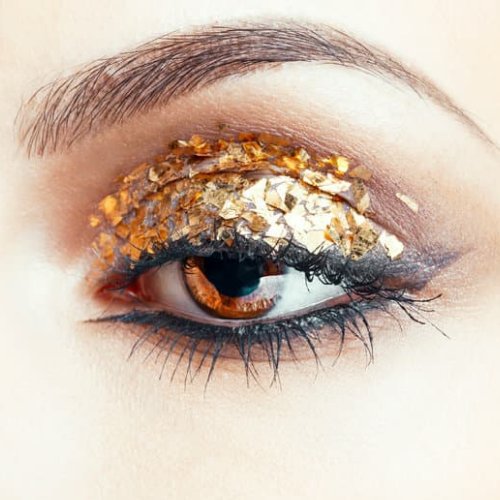 Beautiful Glitter Eyes With Big Lash
