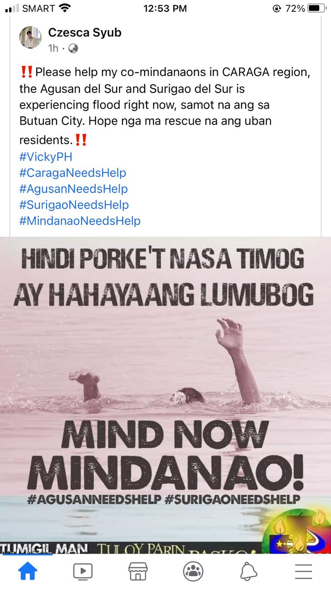 rstarisk's tweet photo. RT AND SHARE
DON’T IGNORE
#VickyPH
#CaragaNeedsHelp
#AgusanNeedsHelp
#SurigaoNeedsHelp
#MindanaoNeedsHelp https://t.co/X0rcq8ArKP
