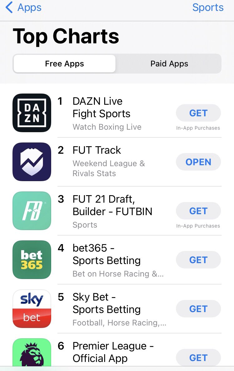 Wow! What a crazy start for #FUTTrack! 😳 Massive thanks for your support 🙏 Wanted to answer something we’ve been asked a lot - aiming for January for Android release! 🤖 You can download free on Apple iOS now though! 👉 bit.ly/FUTTrackApple