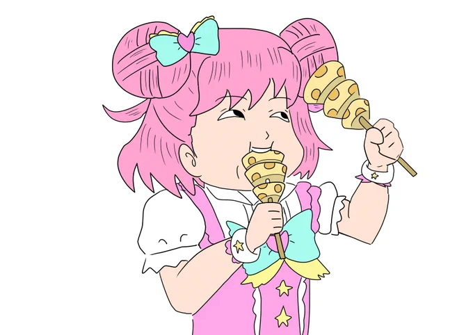 チーズを食べながらチーズを食べることを考えているキラッCHUです 