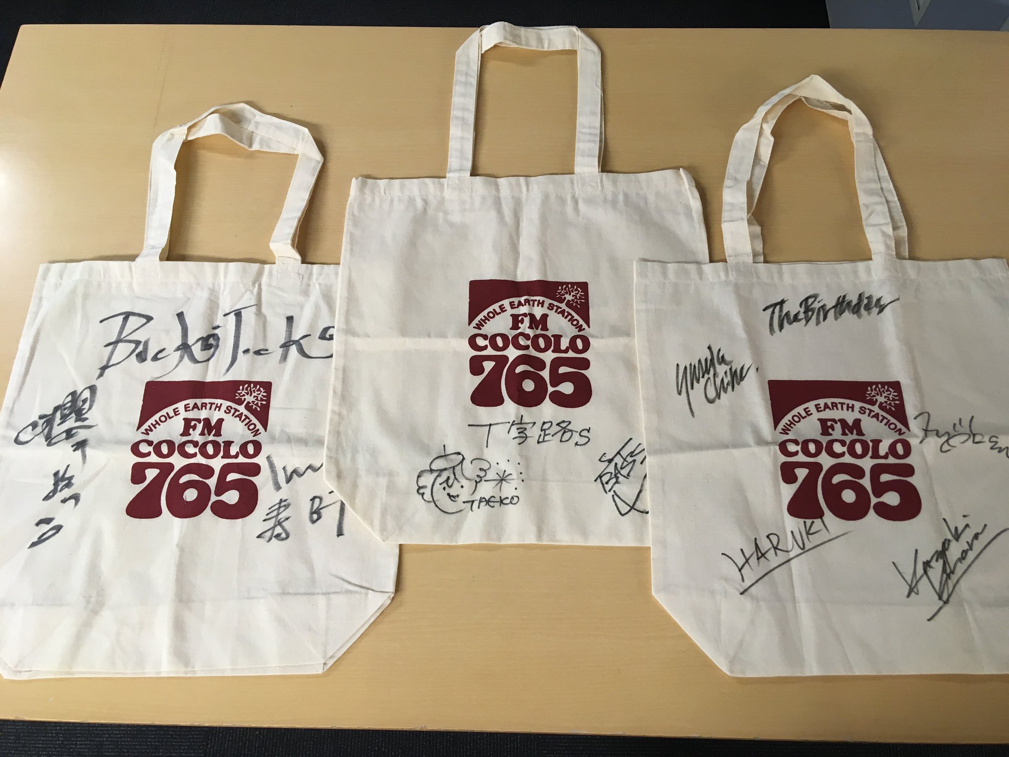 トレフォイル Brightwin Bright 直筆サイン入りトートバッグ mama ok