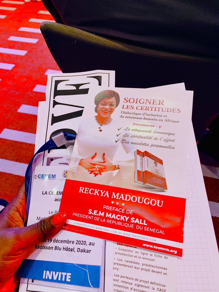 eugene_kongnyuy's tweet photo. RT mabinguengom1 "RT @MariamTendou: #HappeningNow i am here this morning the book signing of H.E @MadougouReckya, author, public speaker, former minister of Justice in #Benin &amp; Special Counsel to the President of #Togo. She is indeed a powerhouse! Ha… https://t.co/4fOZLRFpQ4"