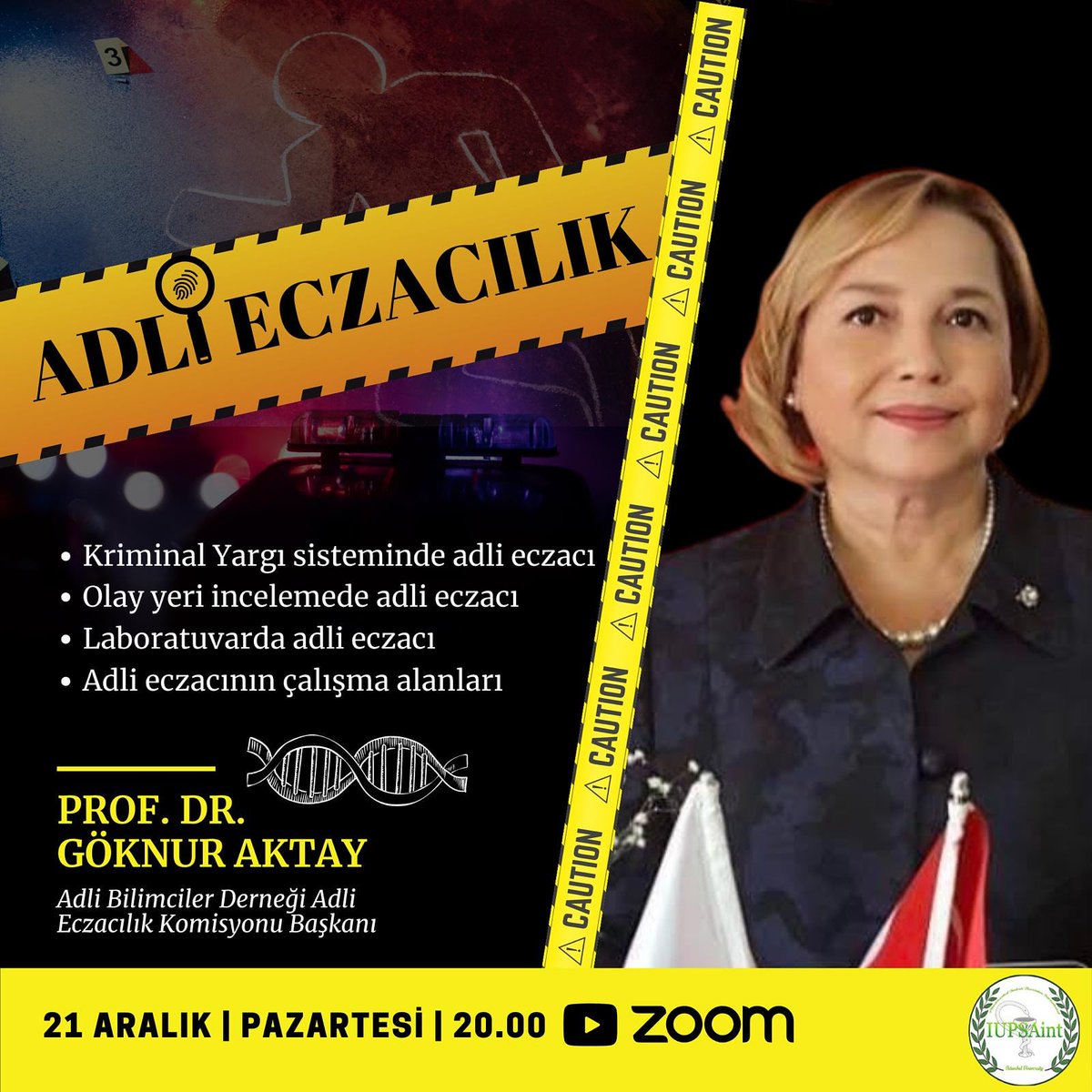 Yeni bir canlı yayınla karşınızdayız. Konumuz adli eczacılık!