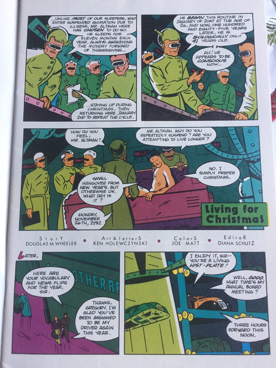 Christmas Comics Day 19 - COMICO CHRISTMAS SPECIAL a splendid little anthology this...