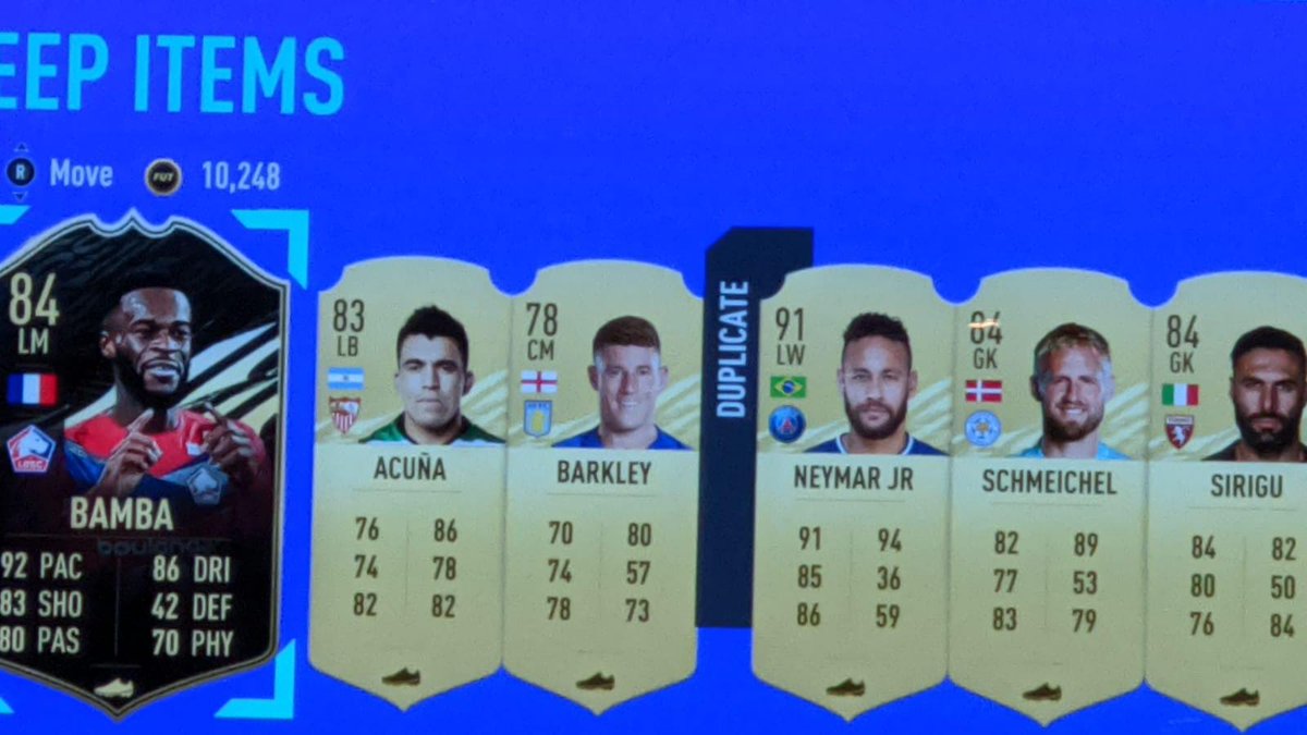 fifapointsfc's tweet photo. The pack luck is coming in! 🔥🔥
#FUT #FUT21 #Neymar #UltimatePack https://t.co/OT96TBLtUc