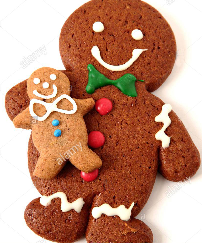 Bonus - Chris Evans as a gingerbread man