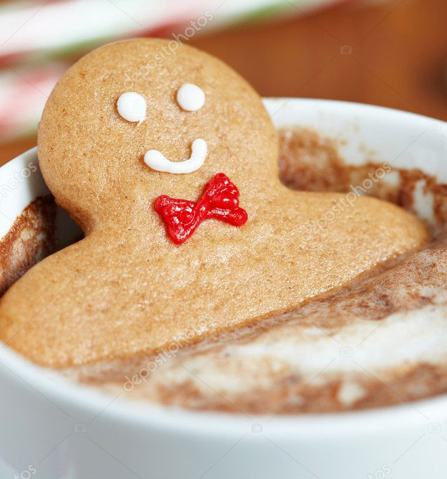 Bonus - Chris Evans as a gingerbread man