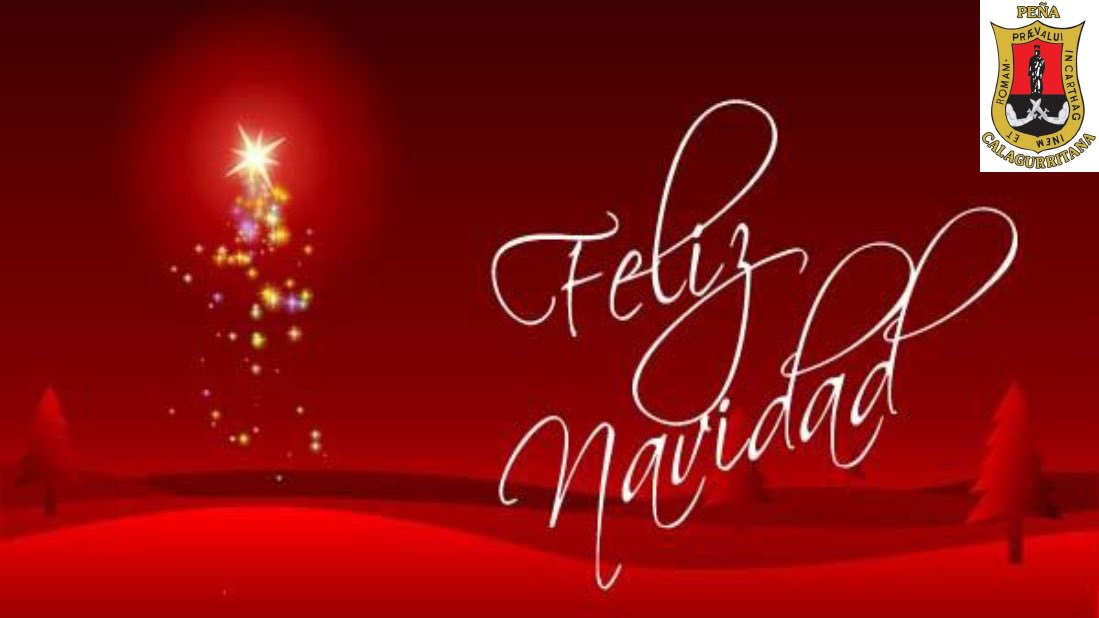 Desde la Peña Calagurritana os deseamos unas felices fiestas de Navidad!!!🎄🖤