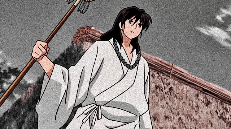 kujoliam's tweet photo. I can’t believe we manifested for Miroku with his hair down for all these years and we really got it. #半妖の夜叉姫 https://t.co/fm8HjsH1Sy
