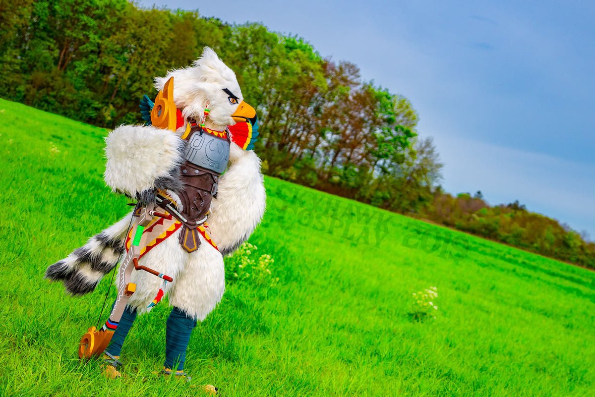Finally, in #botw #AgeofCalamity I can smite my enemies as Teba. „Let’s see what a Rito warrior can do!“  📷 2019 <a href="/_Nefires/">Blepdragon</a>