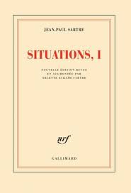 2) Deuxième critique: celle de "Sartre" (dans "Situations I") qui voit le style de « l’Etranger » comme une esthétique de l’absurde et relève selon lui deux éléments formels primordiaux : les phrases et le passé composé.