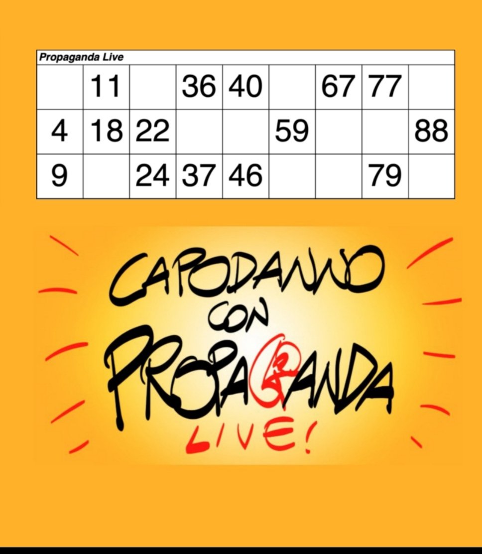 Una per tutti, tutti x la tombola di propaganda #propagandatombola #propagandalive