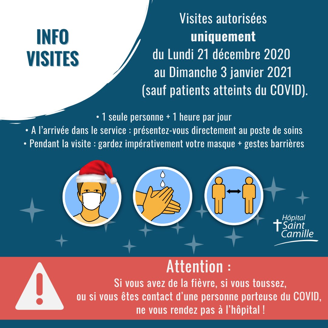 [ Pendant les fêtes, gardez le lien avec vos proches, mais toujours avec précaution ! 🎄] #covid