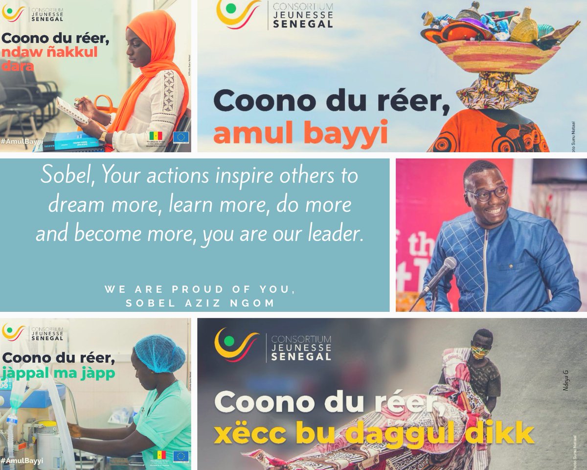 <a href="/sobelngom/">Joseph sobel Ngom</a>, Your actions inspire others to dream more, learn more, do more and become more, you are our leader. <a href="/Mabousso/">Mame Diarra Ndiaye Sobel</a>
#amulbayyi
#yaakaar
#sunuChampion