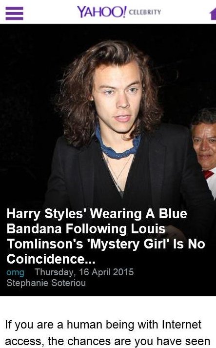 again in 2015.but this time is special he's showing actual support ,he knew he would be papped. this happened the same week, tabloids starts the louis the party boy articles. Even Yahoo celebrities wrote an article about it  saying the bandana isn't a coincidence anymore. 