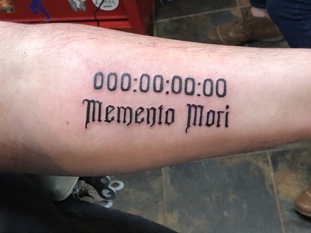 SewAndTellCraft's tweet photo. @CrankGameplays @markiplier @UnusAnnus My husband and I were inspired to get our own mementos of the time we spent with your channel. Hope you like it as much as we each love our own. #mementomori #tattusannus @WarspiteRoyal https://t.co/lxySrR8kJf