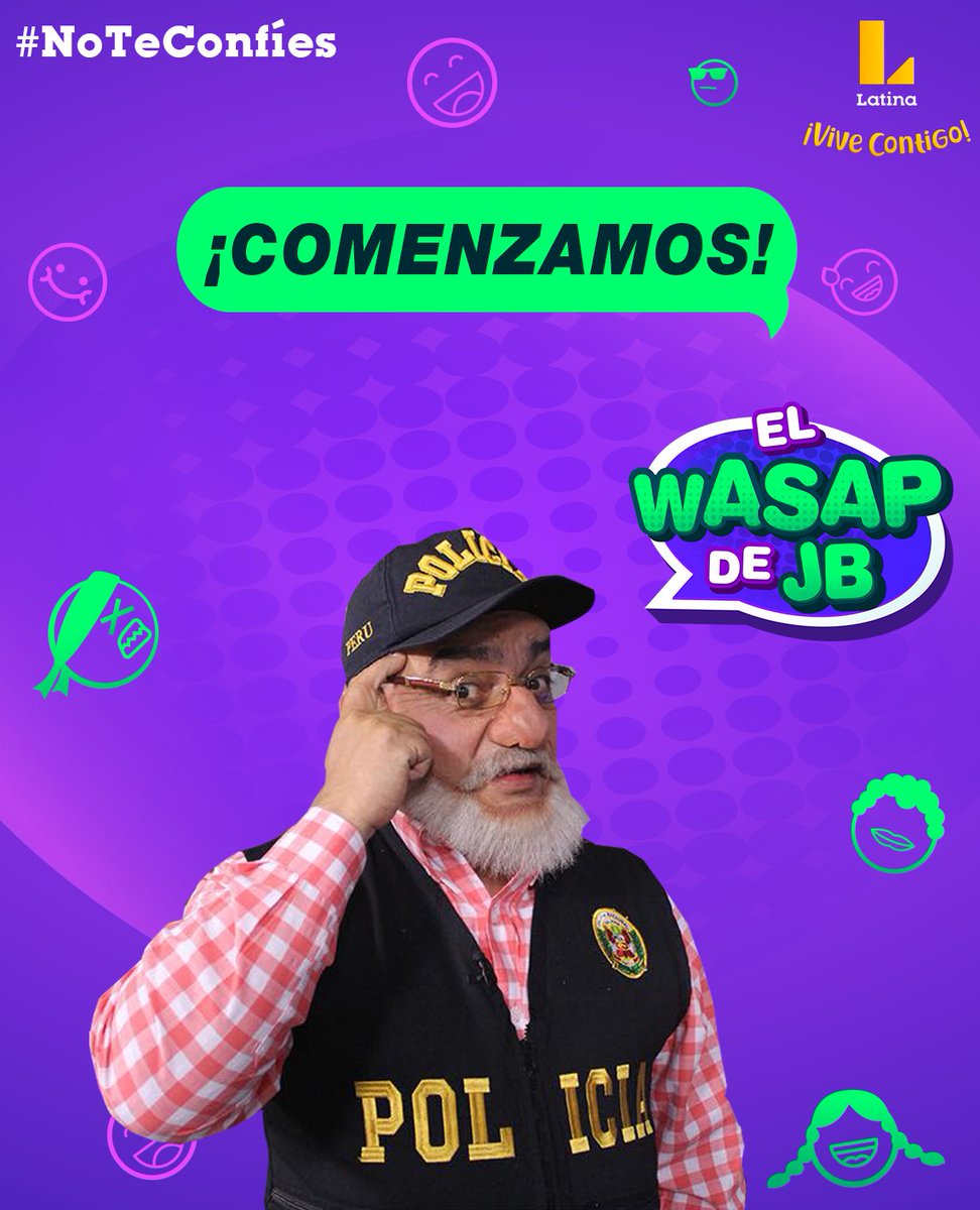 Latina_en's tweet photo. ➡️¡ COMENZAMOS El Wasap de JB ! 😱
Corre y prende la TV 📺 ¡Inicia tu fin de semana con los sketch más divertidos del momento!
#ElWasapJB 😉
➡️Sábados: 8:00 p.m.
➡️domingos a las 6:30 p.m. https://t.co/2OGTp4ANlc
