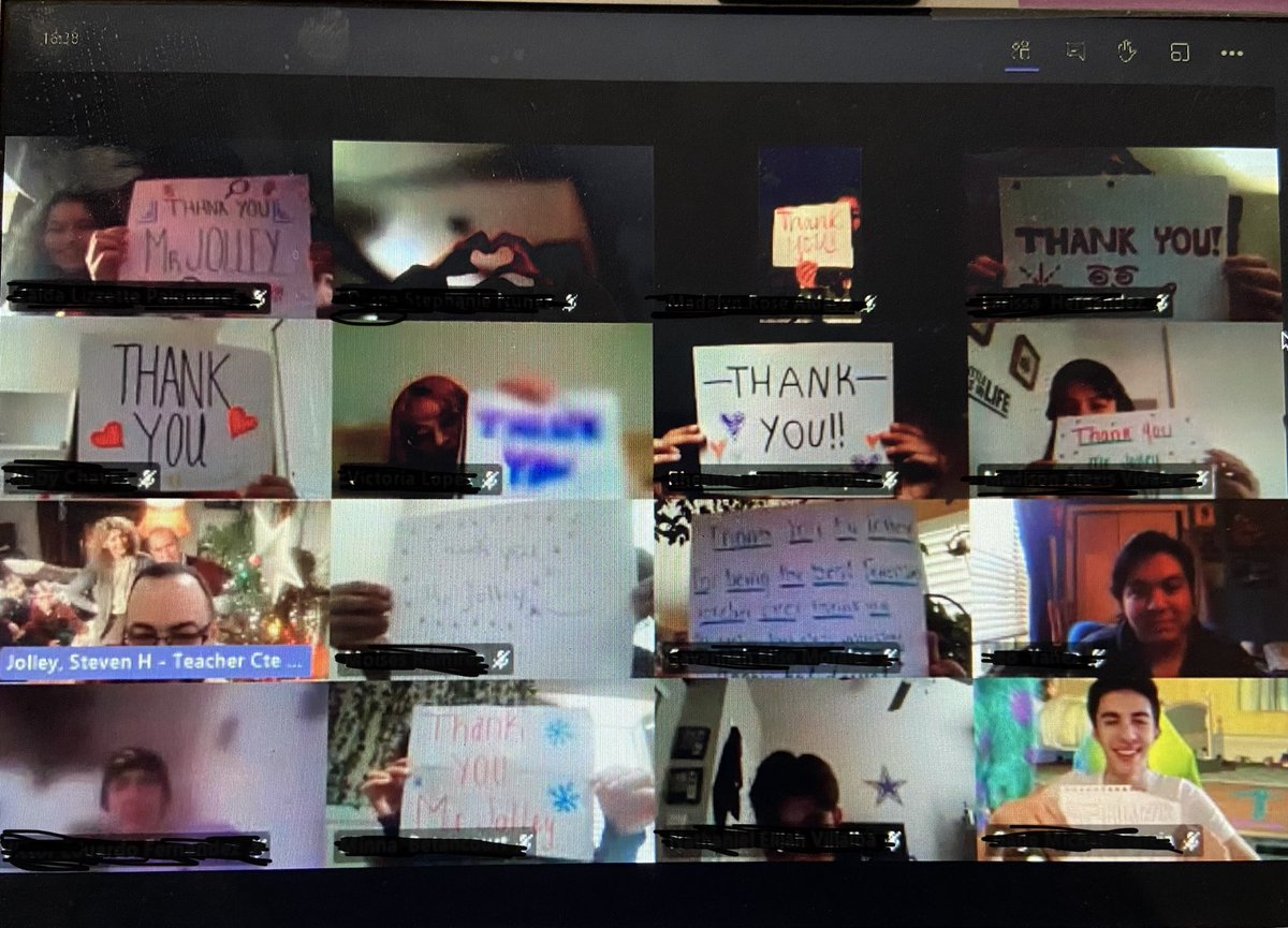SJolley_AHS's tweet photo. My kids surprised me today with this moment that will stay with me for the rest of my days. It reminds me of just how much I miss the classroom. I still don’t know what to say except Thank You! #BlazerNation https://t.co/hJ4sSvUVm8