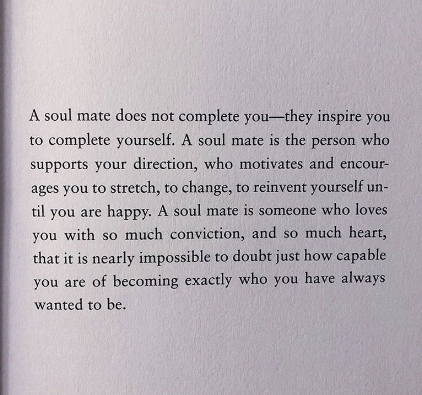 a soul mate does not complete you