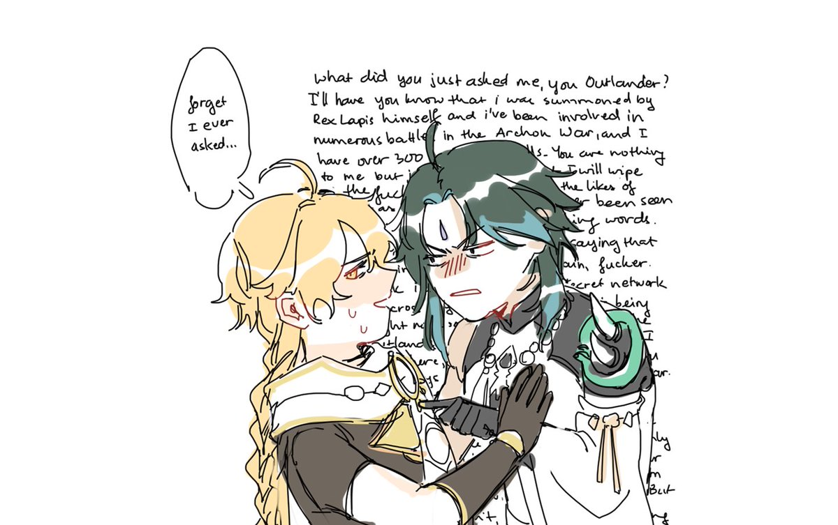 Xiao in main story: reserved, calm, cares about MC 
Xiao in voice lines: 
#genshinimpact #xiao #aether 