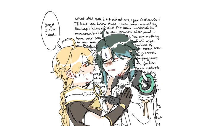 Xiao in main story: reserved, calm, cares about MC 
Xiao in voice lines: 
#genshinimpact #xiao #aether 