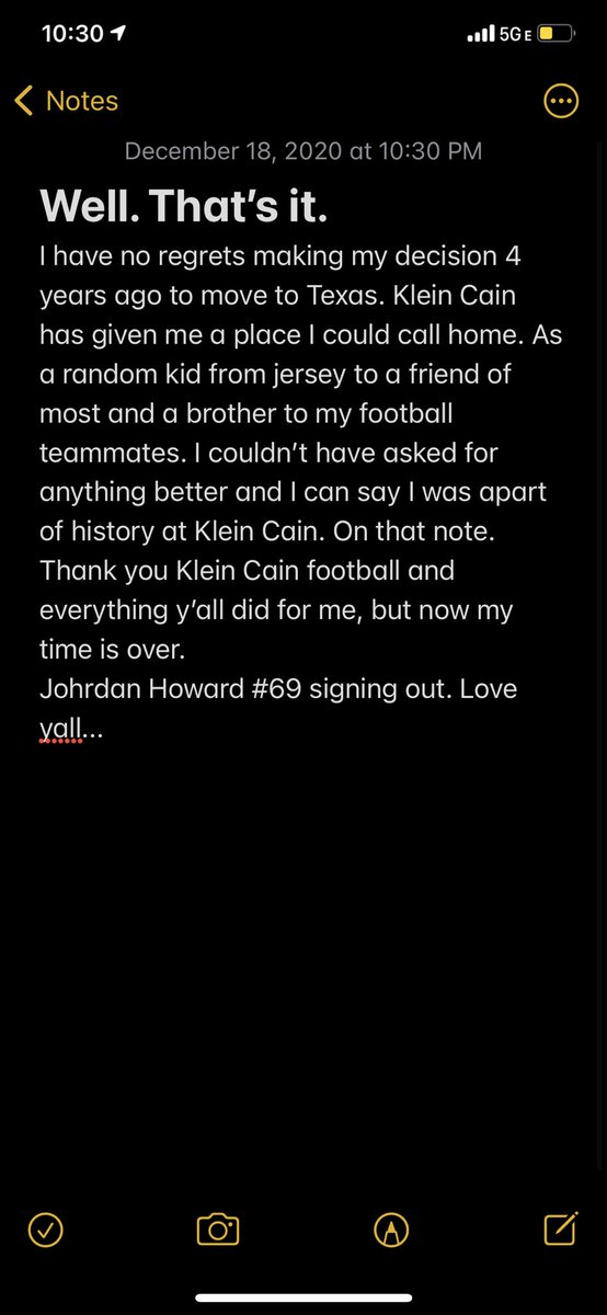 JohrdanHoward's tweet photo. Thank you Klein Cain. https://t.co/HPFKklXGon