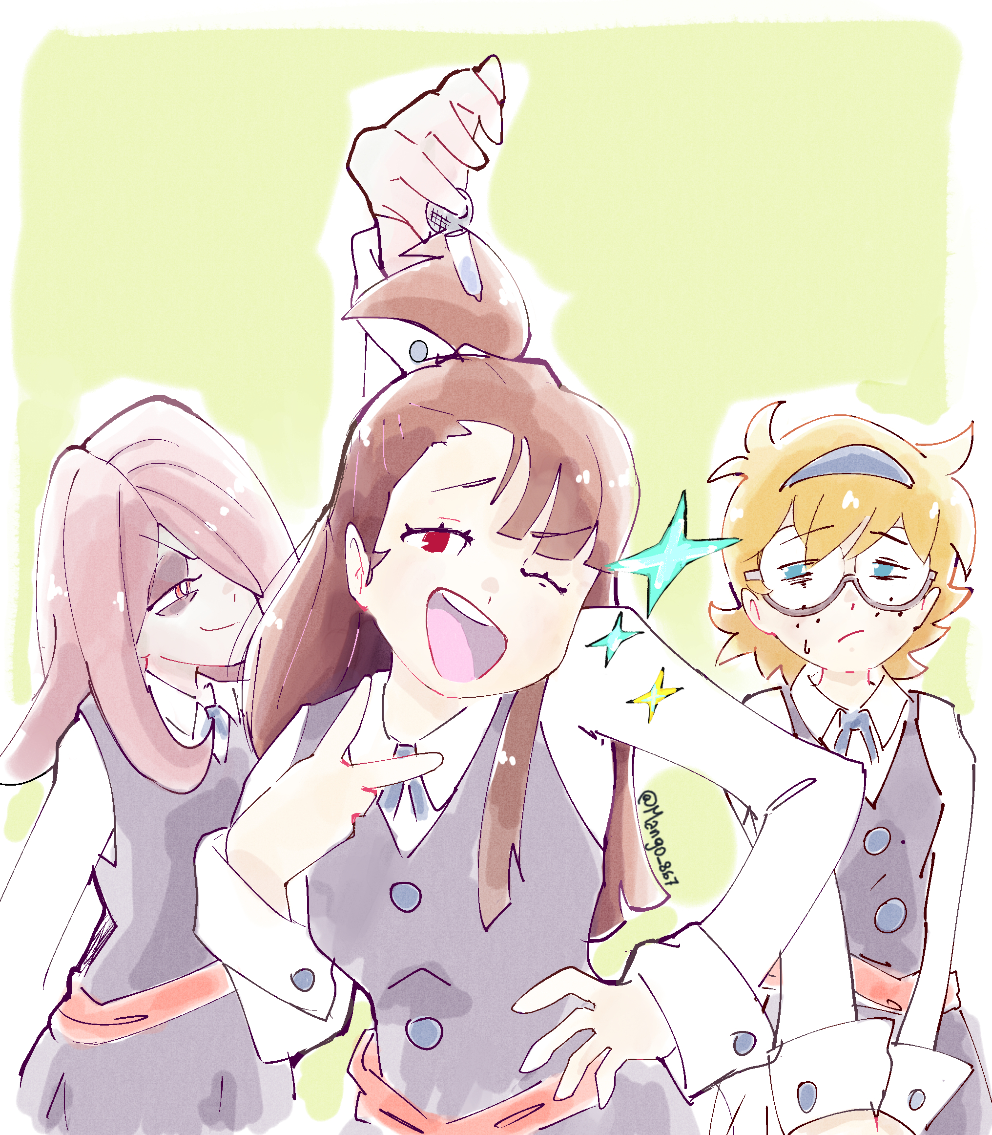 M A N G O マンゴー Counter Weight Posting These From The Anniversary Pic Because It S Ursula And Shario Plus An Akko For Extra Yay Lwa Jp Lwa リトルウィッチアカデミア アッコ